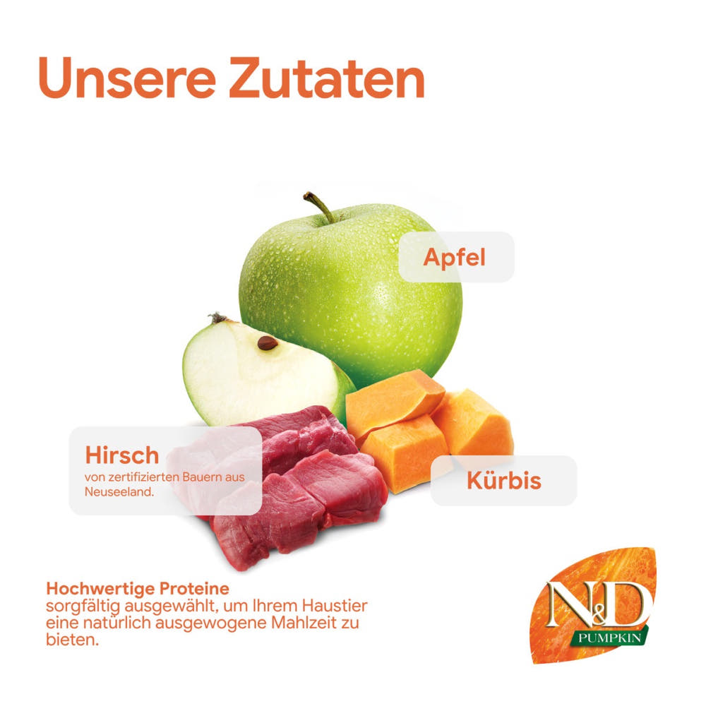 Canine Adult Medium/Maxi Apfel Hirsch