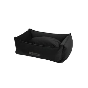 Dog bed velour black