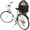 Bicycle basket for luggage carrier