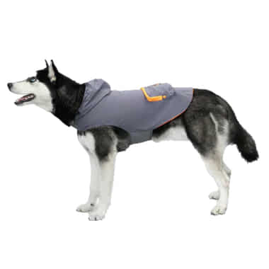 Poncho grau