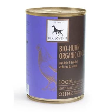 Bio-Huhn avec riz et fenouil