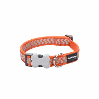Halsband Reflective Ziggy Orange
