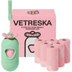 Flora poop bag dispenser set, 7 rolls