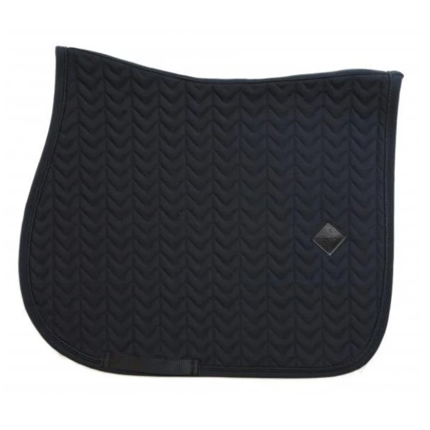 Fishbone saddle pad for warmbloods