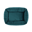Hundebett Velours Petrol