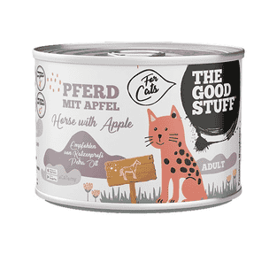 Pferd mit Apfel Adult