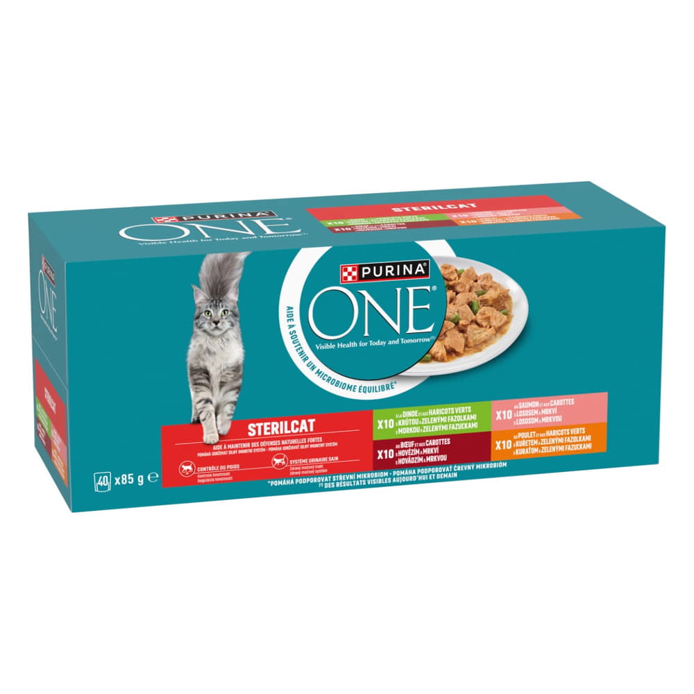 Sterilcat Lachs, Huhn, Truthahn & Rind 40x85 g