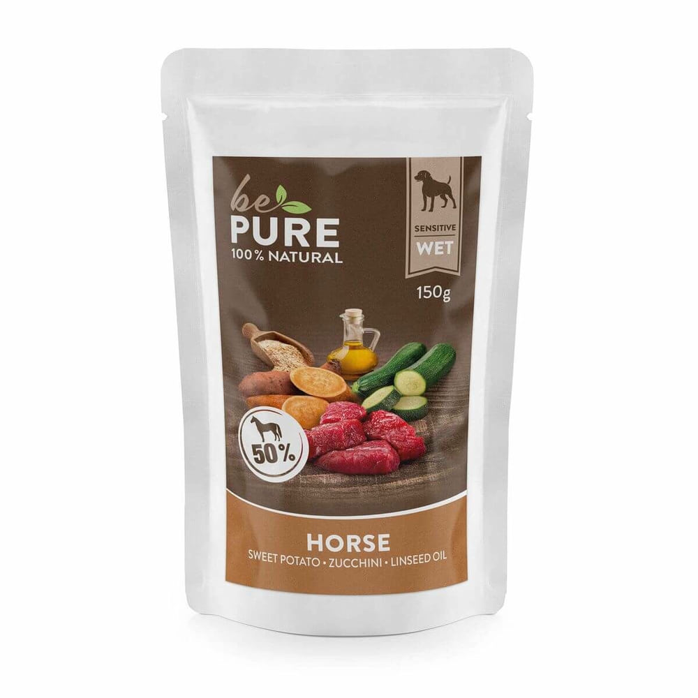 Dog Horse, with vegetables
