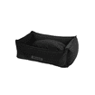 Dog bed velour black