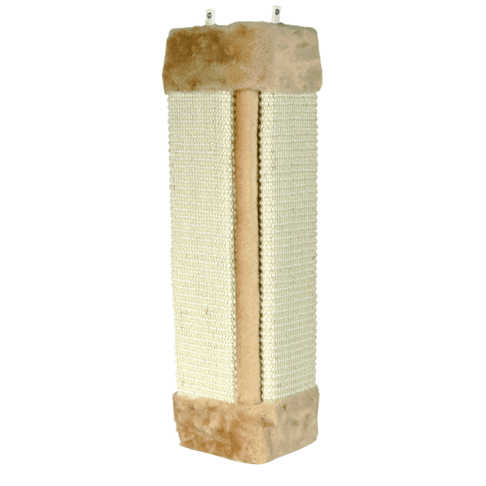 Scratching board for room corners, natural