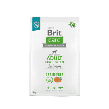 Care Dog Grainfree - Large Breed - Salmon - Skin & Coat