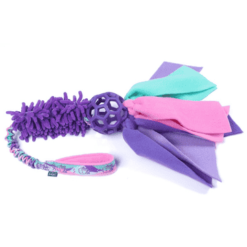 Runsa Hol-ee Ball with Fleece Fringes & Mop