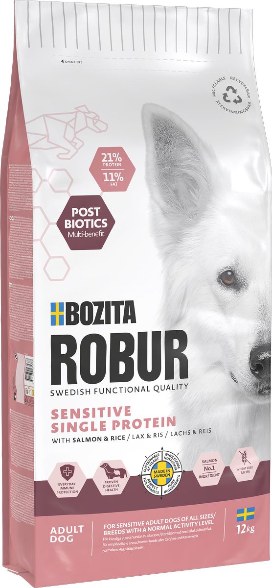 Dog Robur Sensitive Single Protein Salmon