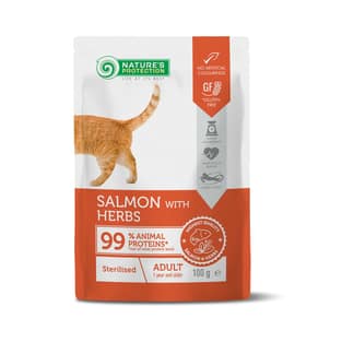 Sterilised Cat Adult Salmon with Herbs