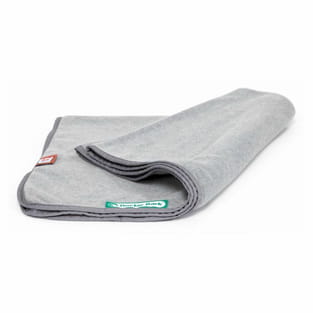RedLabel Kuscheldecke Fleece hellgrau