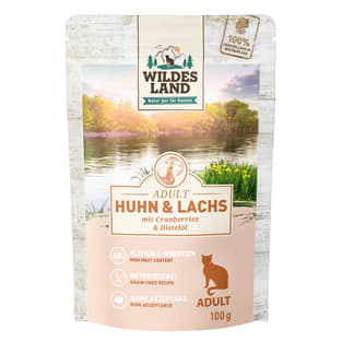 Feline Classic Adult Huhn und Lachs mit Cranberries - Beutel