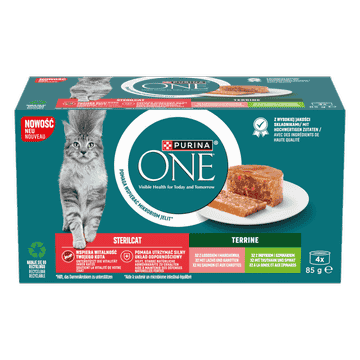 Terrine Sterilcat Lachs & Karotten / Truthahn & Spinat