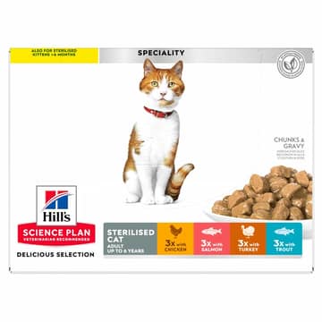Feline Sterilised Cat Delicious Selection Fish & Poultry - Sachet