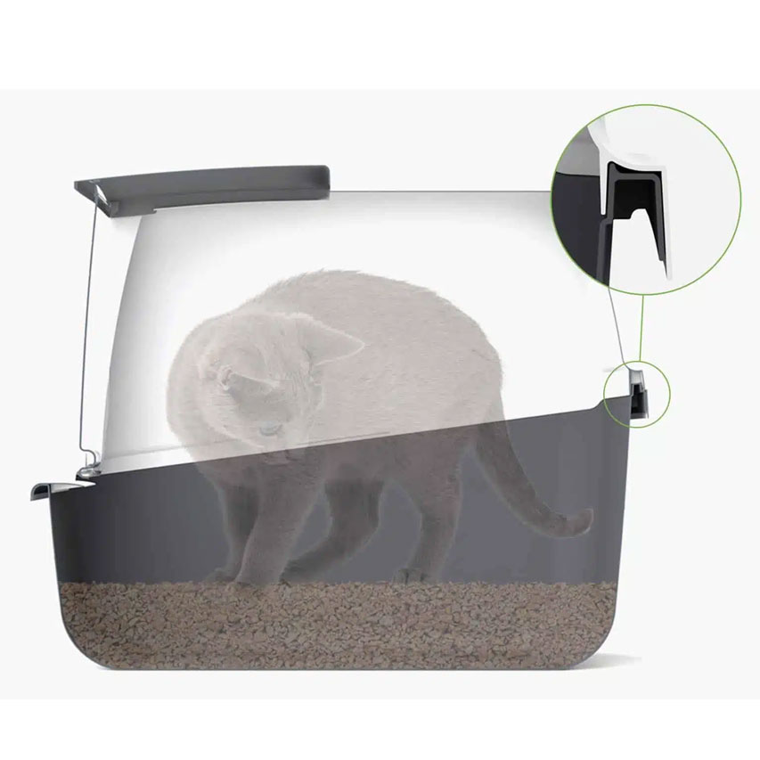 Katzentoilette mit Airsift-Filtersystem