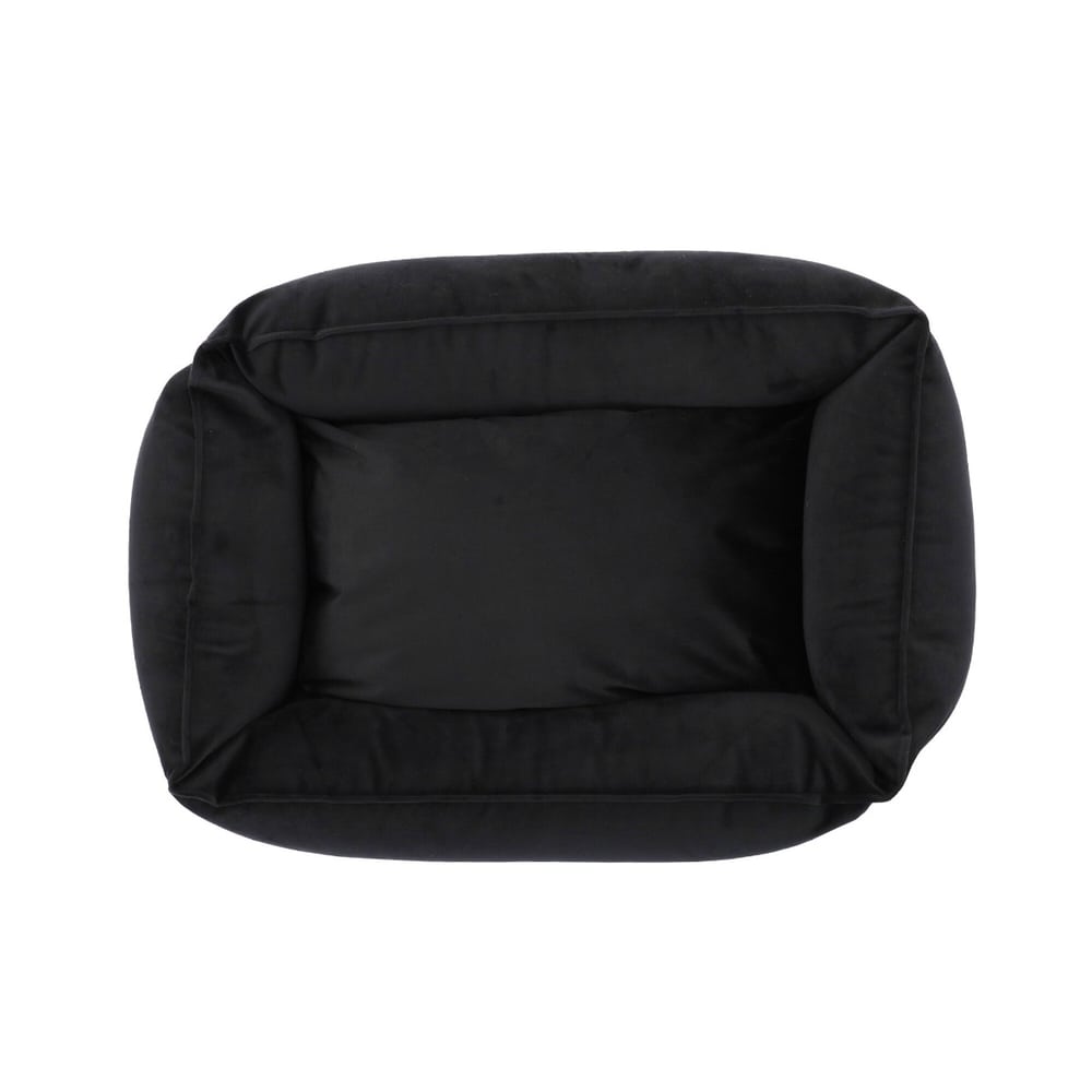 Dog bed velour black