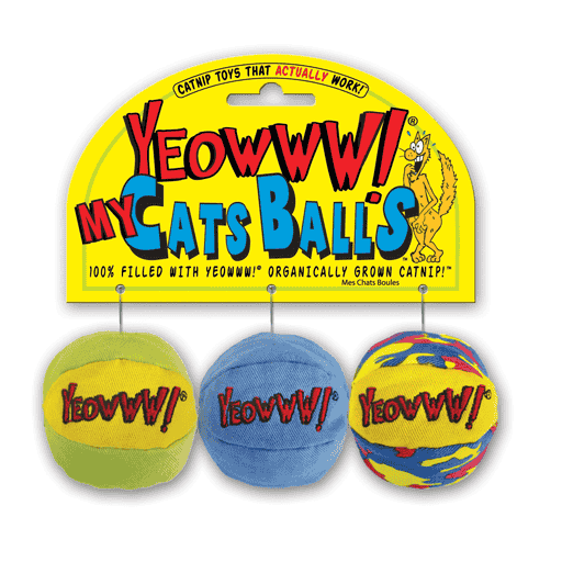 My Cats Balls Yeowww mit Catnip