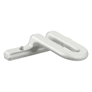 Crochet box aluminium pour attacher un cadenas