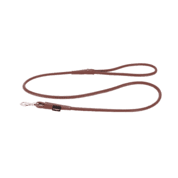 Round Classic leather leash S