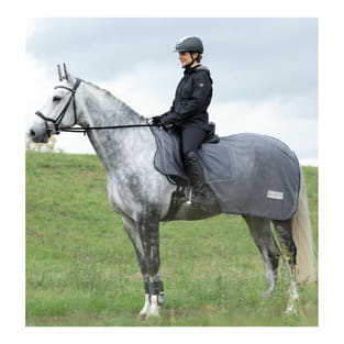 Couverture d'équitation anti-mouches Comfort - gris