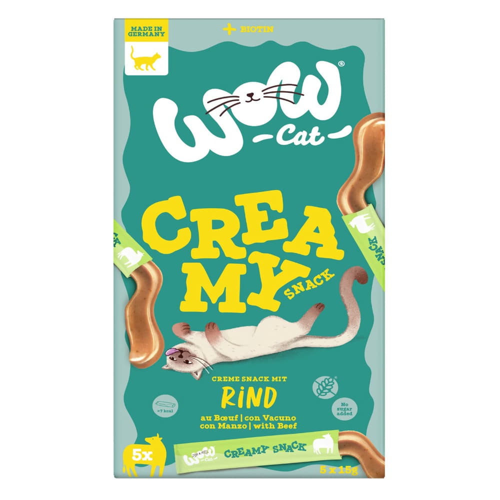 Creamy snack with beef