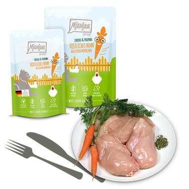 Chicks & Friends - Köstliches Huhn an feinen Möhrchen (poulet & carottes)