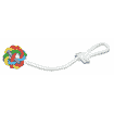 Hundespielzeug Nobbly Ball mit Seil