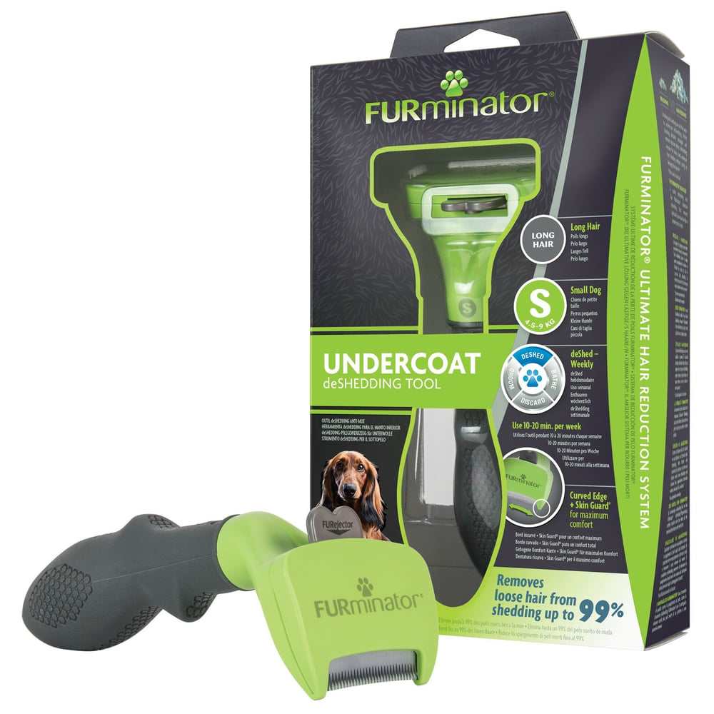 Undercoat deShedding Tool for long-haired dogs