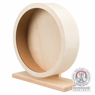 Roue d'exercise en bois