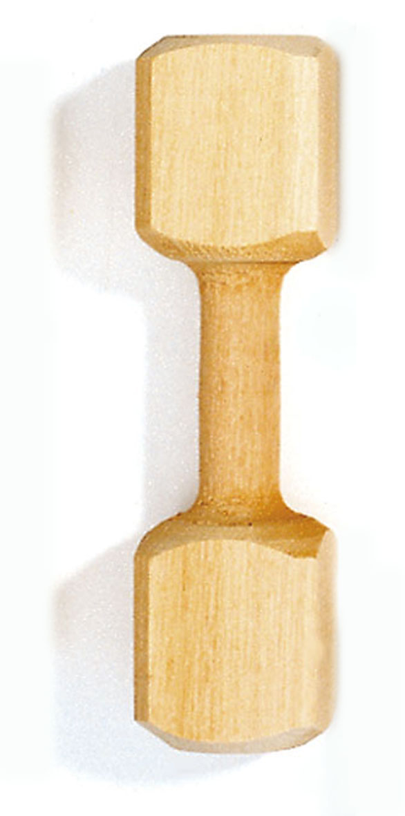 Apportierholz eckig, medium, 250g, L = 20cm