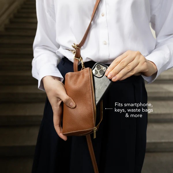 The Companion - Leather Dog Walking Pouch