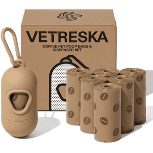 Kotbeutelspender Set Coffee, 7 Rollen