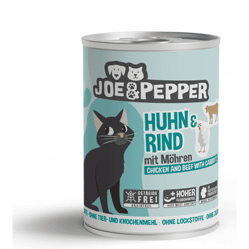 Cat Huhn & Rind mit Möhren