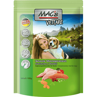 DOG Vetcare Mono Snack Kaninchen