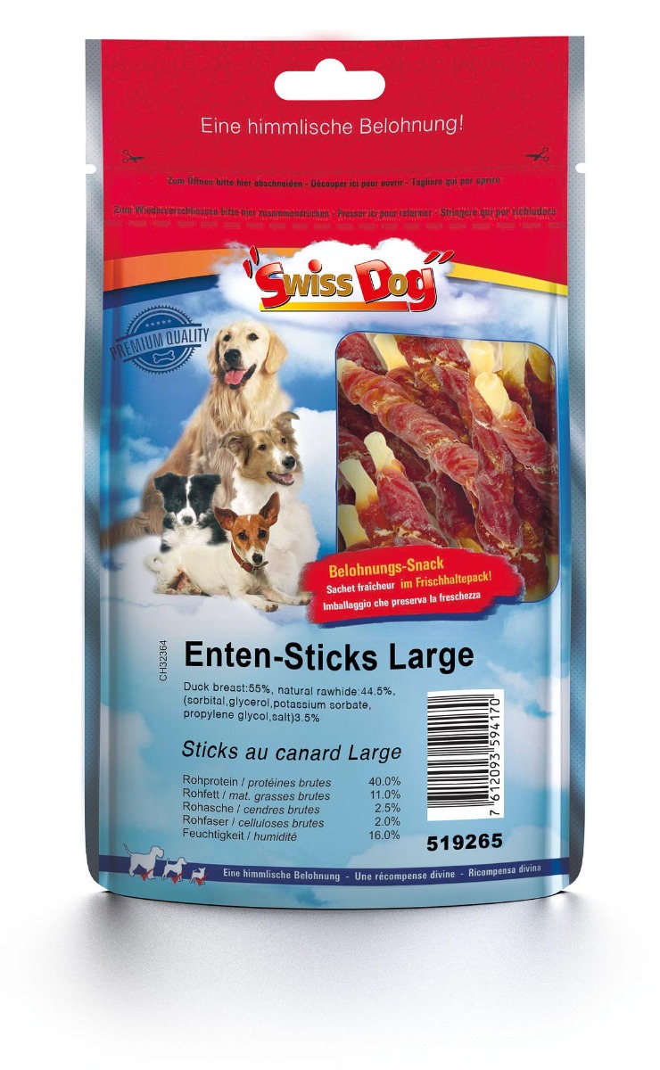 SwissDog Enten Sticks Large