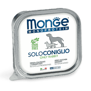 Monoprotein SOLO Dog,  Lapin