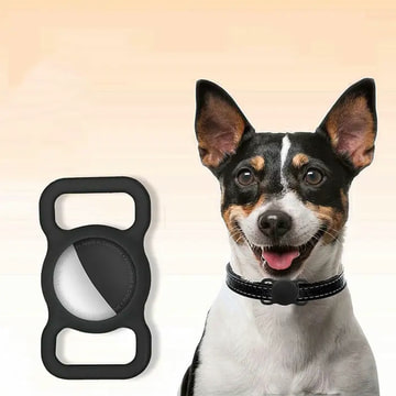 Étui de protection Apple AirTag en silicone pour collier