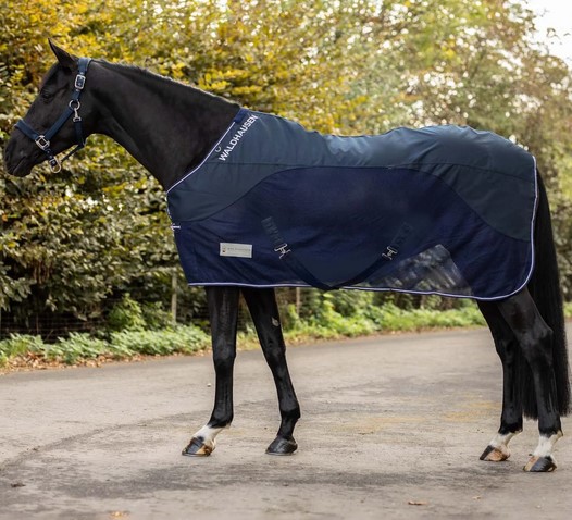 Comfort rain fly rug - blue