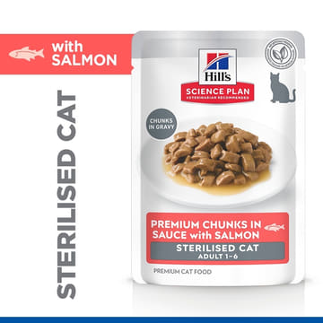 Feline Sterilised Cat Salmon - Fresh Pouches