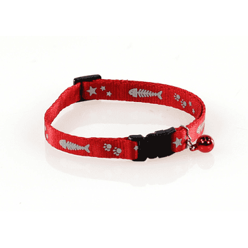 ReflectLine Katzenhalsband mit Fischmotiv