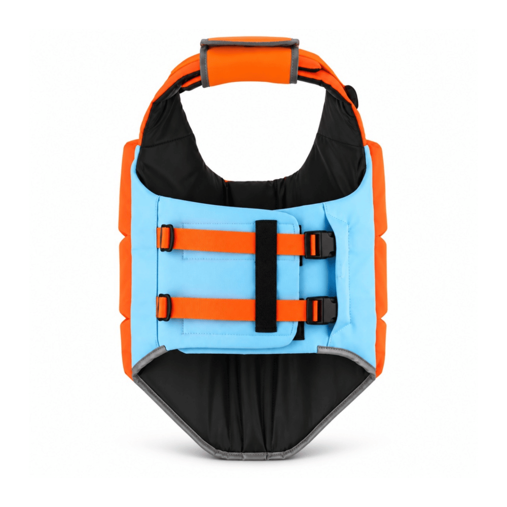 Hundeschwimmweste orange / blue