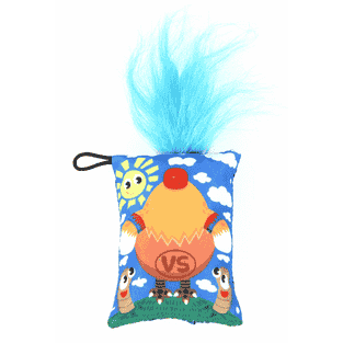 Katzenspielzeug aus Nylon, Punky-Kissen