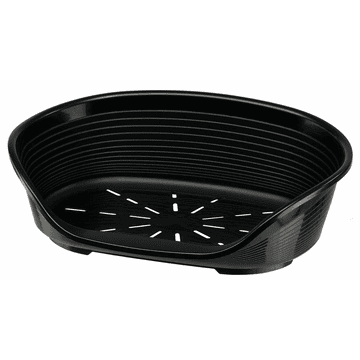 Ferplast Hundekorb Siesta Deluxe 4, schwarz, 61.5 x 45 x 21.5cm