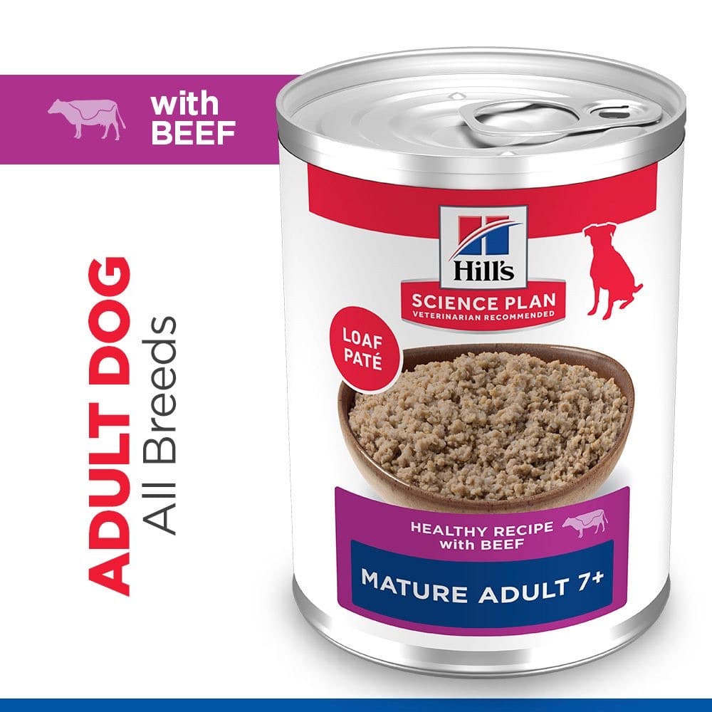 Canine Mature Adult 7+ Beef - Can