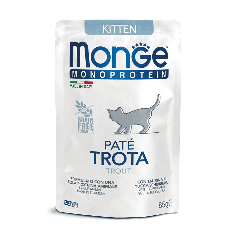 Monoprotein Kitten Truite Paté