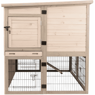Natura small animal hutch XL with thermal insulation